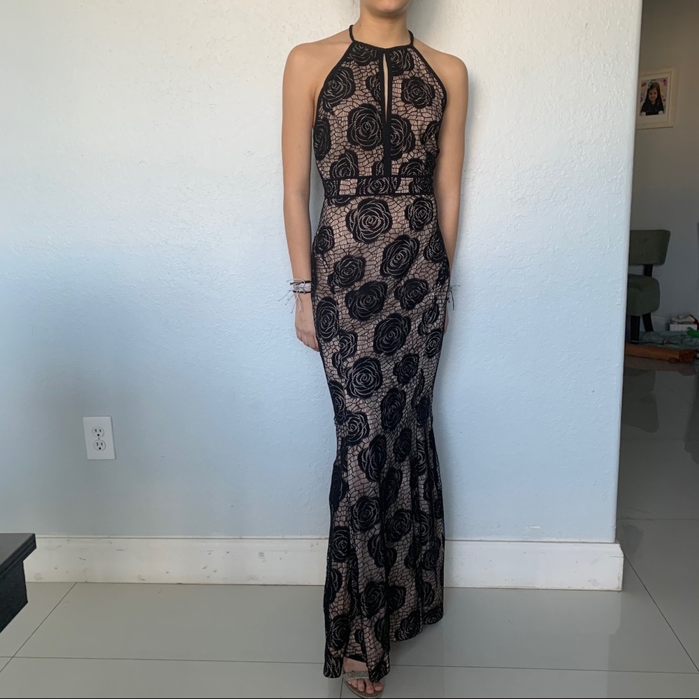 Black maxi dress
